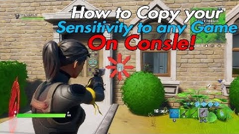 How to Copy your Sensitive for ANY GAME on Console!