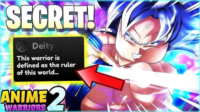 FIZ O SECRETO ASTA SHINY COM DEITY !!! E VIREI TOP 3 GLOBAL !!! ANIME  WARRIORS SIMULATOR 2 