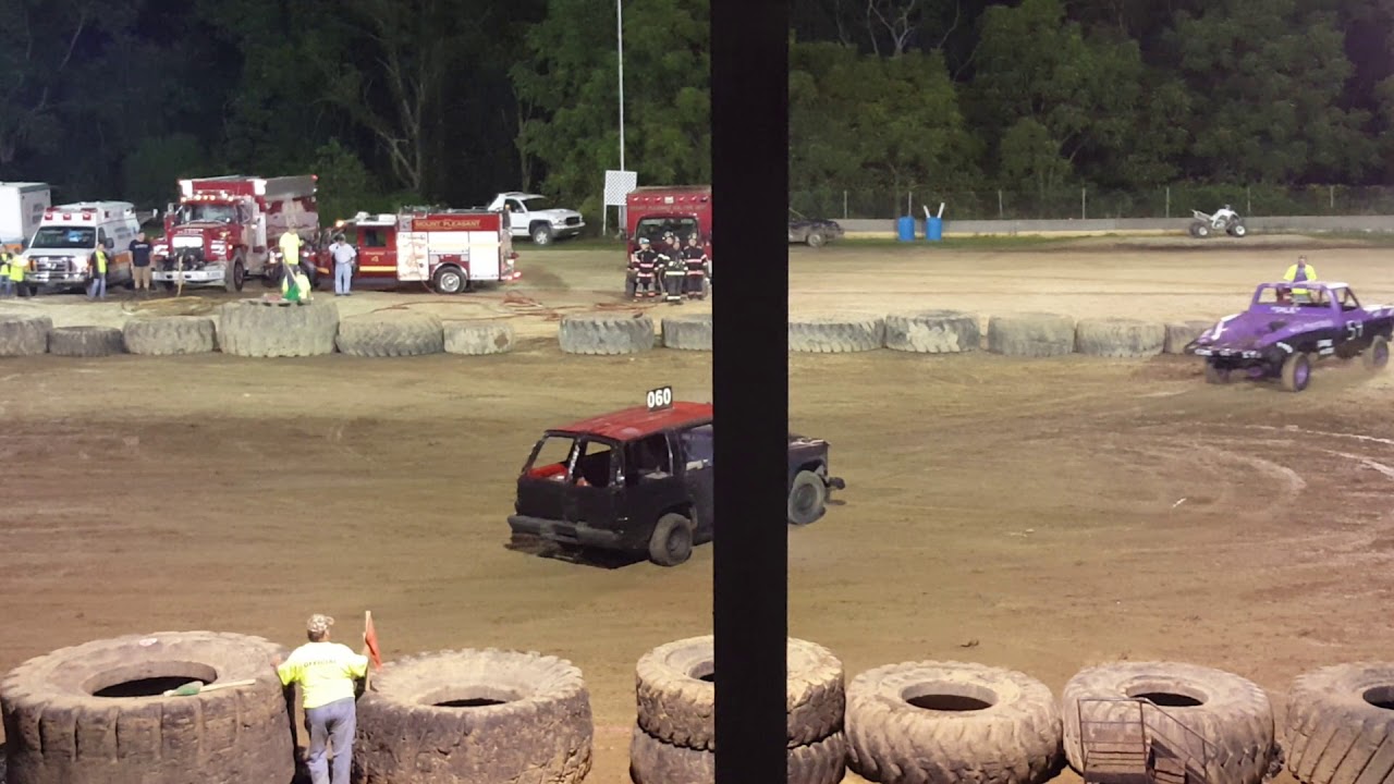westmoreland fair Demolition Derby 08202017 YouTube