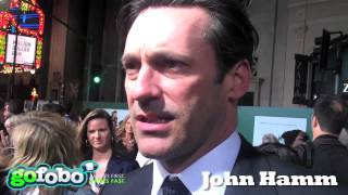 Million Dollar Arm World Premiere - John Hamm (J.B. Bernstein)
gofobo interviews John Hamm (J.B. Bernstein) at the World Premiere of Million Dollar Arm at the El Capitan Theatre in Hollywood. Million Dollar Arm World Premiere - John Hamm (J.B. Bernstein)