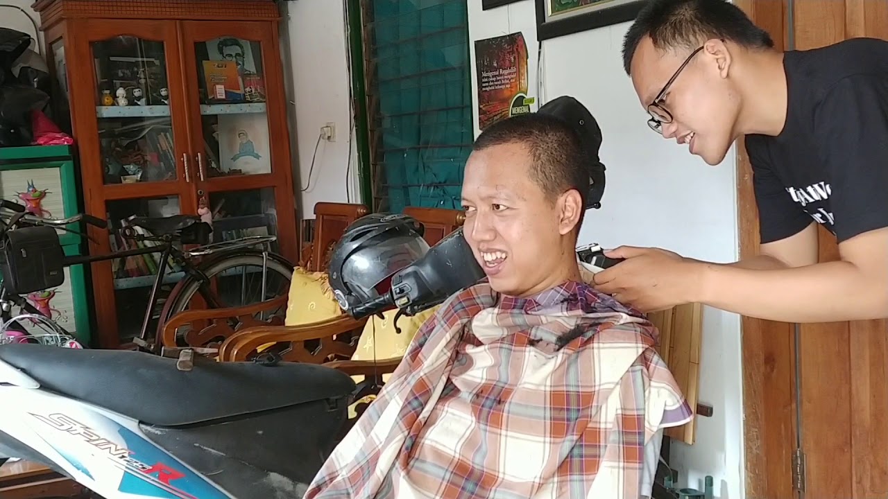 Cukur Rambut di Rumah - TEST ALAT CUKUR KEMEI KM-809B - YouTube