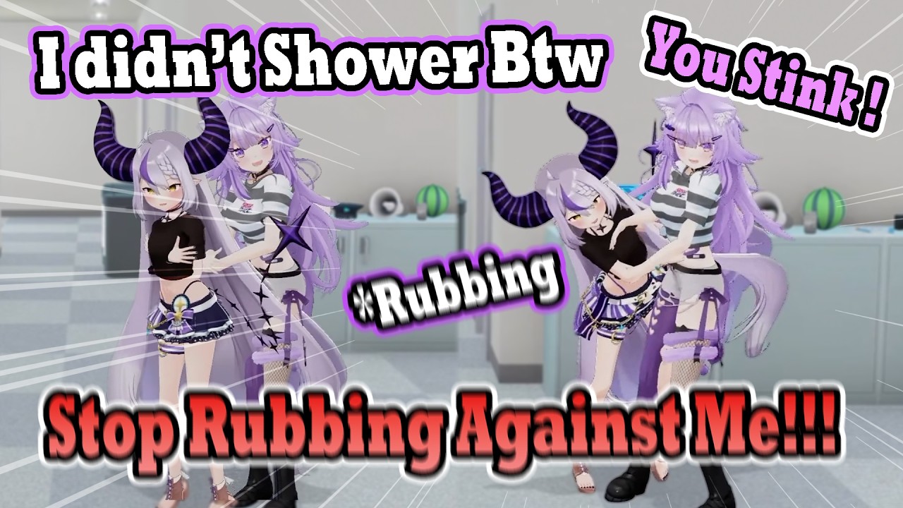 Okayu has to Hug Unwashed Laplus for 1 Minute... She Instantly Regrets It !