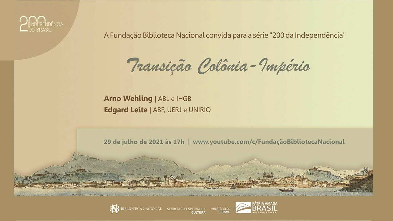 Arno Wehling e Edgard Leite na Biblioteca Nacional