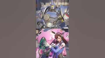 (No. 2)Reinhardt and Dva interaction - Overwatch 1 interaction
