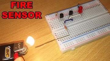 Fire Sensor DIY with BC547 transistors
