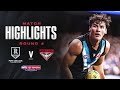 Port adelaide v essendon highlights  round 4 2024  afl