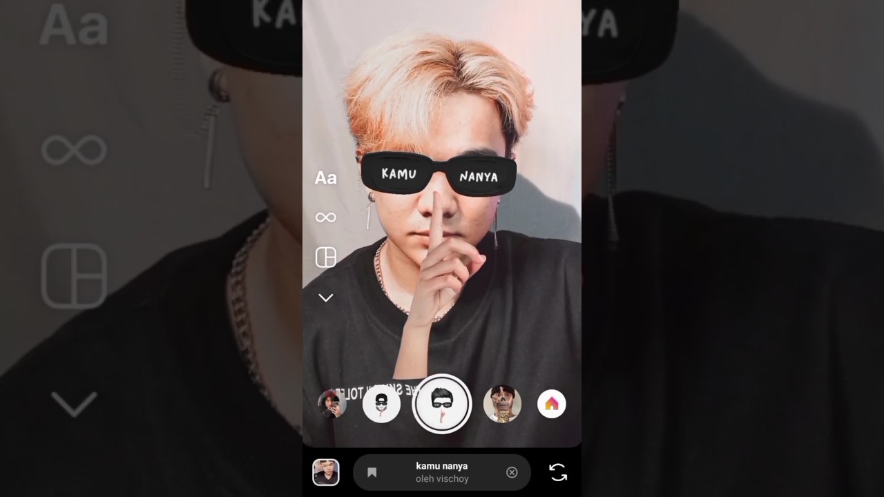 Filter Instagram tangan kece YouTube