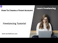 How To Create a Fiverr Account | Freelancing Tutorial