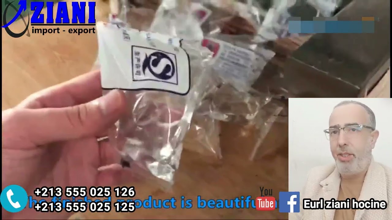 Conditionneuse liquide * sachets triangulaires* ( Ziani Hocine -import & export) +213 555 025 126