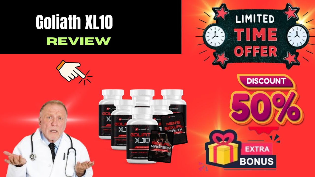 Goliath XL10 Review 2025 🔥 Benefits, Side Effects, Pros & Cons (Don’t Buy Until You Watch!)