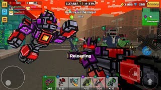 Hard Raid with Transformed Machine Gun - Pixel Gun 3D Dead City screenshot 4