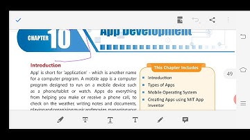 Computer class 8 chapter 9 App Developement