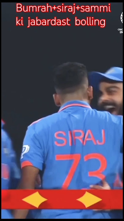 miya magic 🤣🤣#siraj #bumrah #sammisammi #indiancricket #cricket