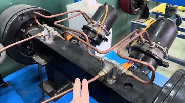 Nguyên lý hoạt động của hệ thống phanh hơi xe tải