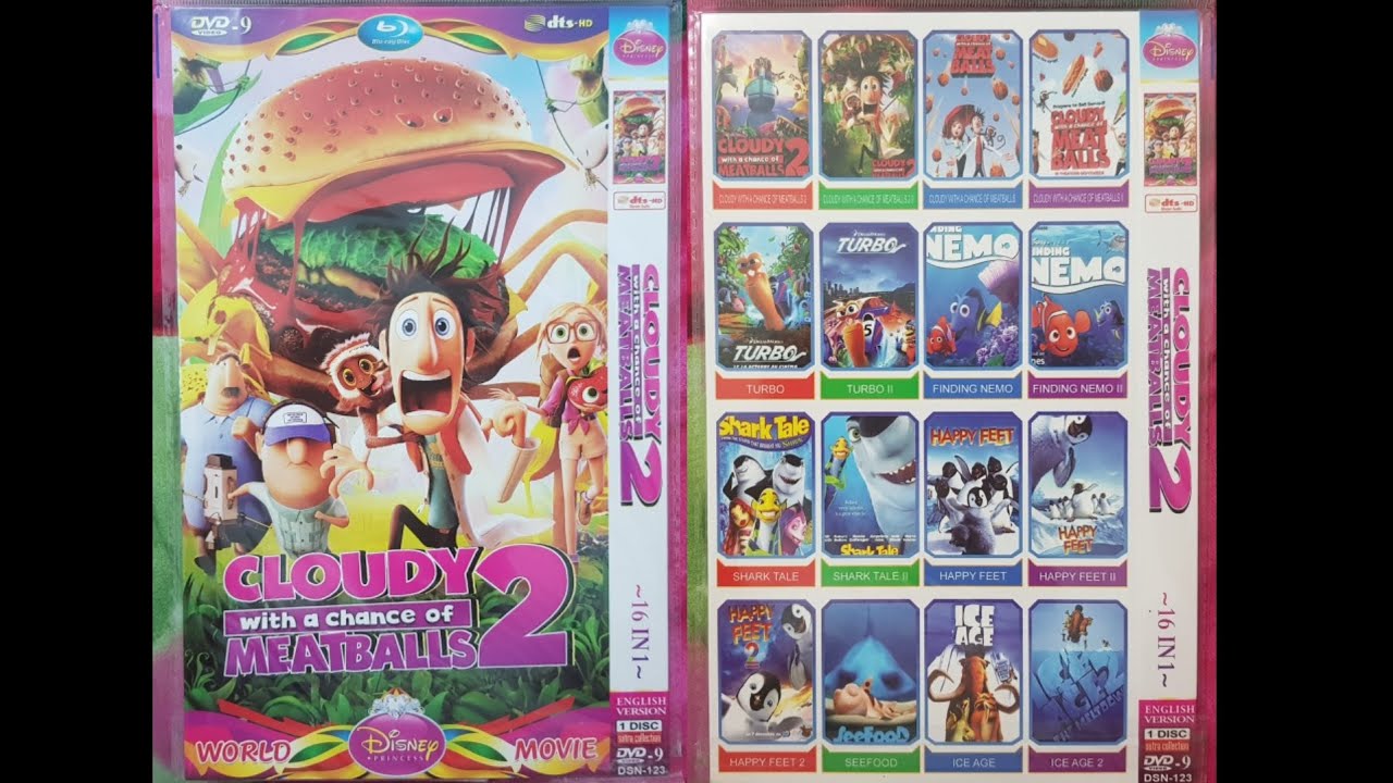 Cloudy With A Chance Of Meatballs Dvd Menu