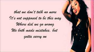 Vignette de la vidéo "I Don't Wanna - Aaliyah w/ Lyrics"
