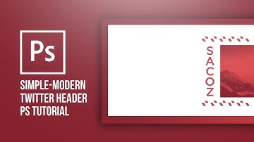 Photoshop Tutorial: How to make a Twitter header; abstract style | Sacoz