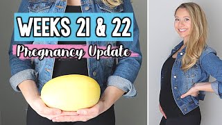 WEEKS 21 & 22 PREGNANCY UPDATE | Baby #2 | Jessica Elle