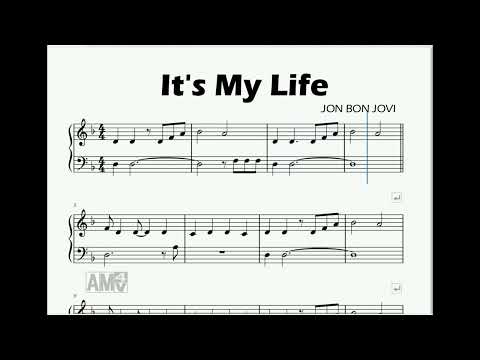 It's My Life/JON BON JOVI(ピアノ簡易版)