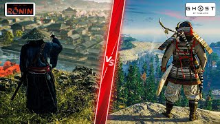 Rise of the Ronin vs Ghost of Tsushima - Direct Comparison! Attention to Detail & Graphics! PS5 4K