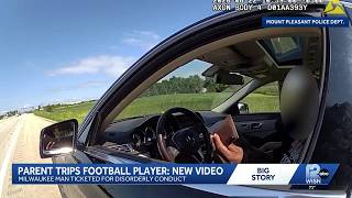 I got impulsive: Body camera video shows police stop parent who tripped youth football player m...