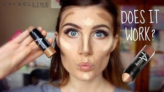 DOES IT REALLY WORK? Maybelline Master CONTOUR Stick | cosmochlo - YouTube