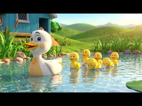 5 Little Ducks Song | Fun Nursery Rhyme & Counting Song for Kids | Mili Kids TV