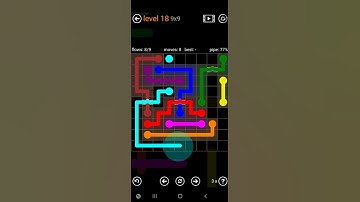 How To Solve Flow Free Bridges Sampler Level 18 9x9 Board Hard Walk Through Solution Walkthrough