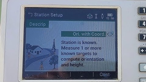 How to setup station Orientation with Reference line TS07 @binudboruah5156