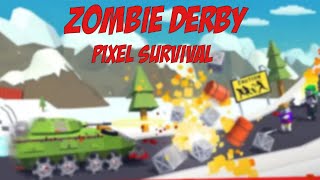 zombie derby pixel survival android game (zombie car crushing game) screenshot 5