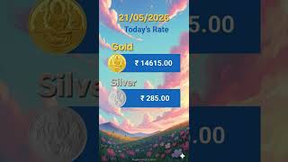 Gold Rate|21/05/2026| #gold #goldrateindia #saashatv #silverratetoday