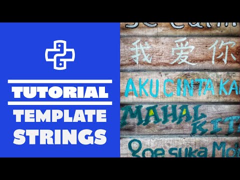 What is a Template String in Python? || Python Tutorial