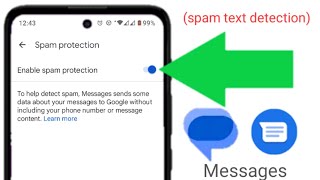 How to enable spam protection in messages | turn on/off spam protection on google messages screenshot 1