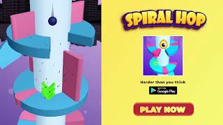 Addictive new challenge - Spiral Hop Game, so amazing! screenshot 2