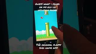 I found my old LG Intuition phone with the ORIGINAL FLAPPY BIRD GAME APP! screenshot 5