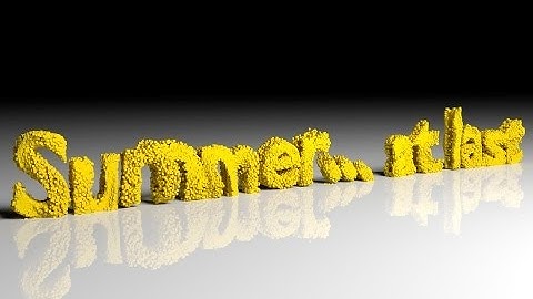 Blender 2.70a: Dissolving Text Animation 1080p (Free & Easy)