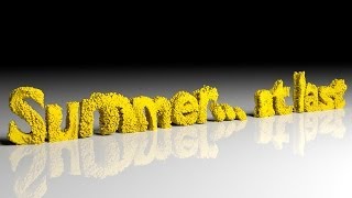 Blender 2.70a: Dissolving Text Animation 1080p (Free & Easy)