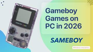 Play Gameboy color games on PC  - Sameboy setup video screenshot 1