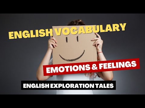 English Adjective Vocabulary | Emotions and Feelings | English learning