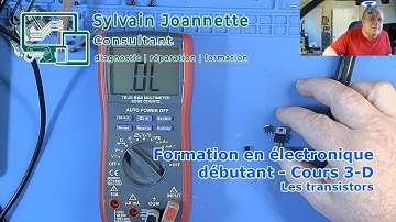 Formation en électronique - Débutant - Cours 3-D | Sylvain Joannette Consultant