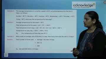 ACKNOWLEDGE JOYFULL MATHEMATICS CLASS 5 CHAPTER 11 AVERAGE