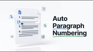 How to Number Paragraphs Automatically in Google Docs | Step-by-Step Tutorial
