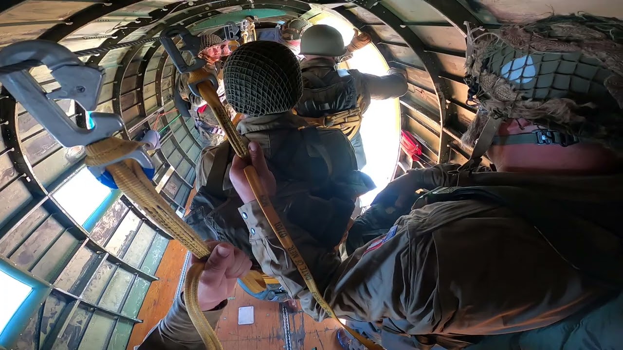 D-Day 80th Azeville Battery Parachute Jump