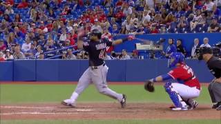 Santana breaks tie with a homer in the 19th