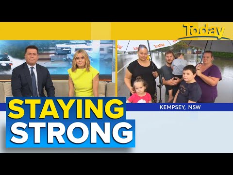 Resilient Kempsey family lose everything but each other in floods | Today Show Australia