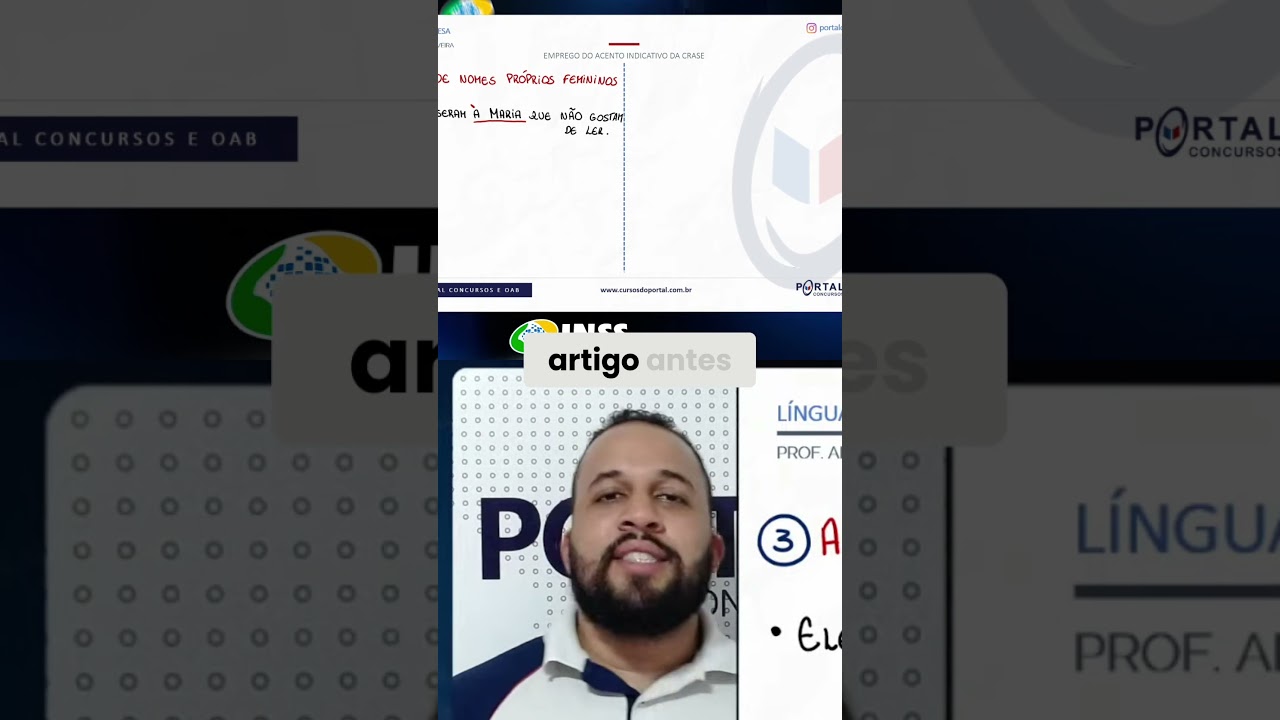 CRASE FACULTATIVA | VAI CAIR NA SUA PROVA!