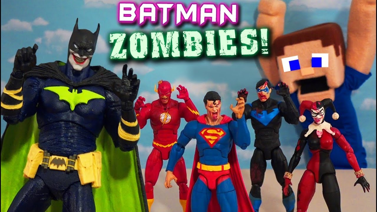 ZOMBIE Batman & Superman, Flash DC Comics Figures ATTACK!! DC Direct