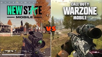 Pubg New state vs COD warzone Mobile Comparison video 😱😱.....