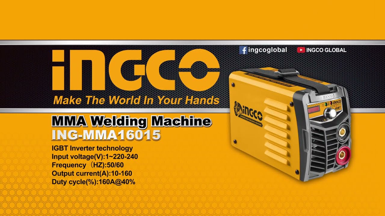 Review Trafo Las Listrik MMA Welding Inverter 160A INGCO INGMMA16015