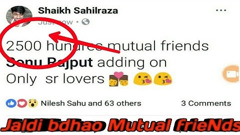 How to add Sonu Rajput easy and best trick | Aeze bdhao Sonu Rajput ke mutual friends ekdom asan 😘